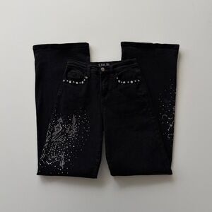 I Am Gia Embellished Black Jeans